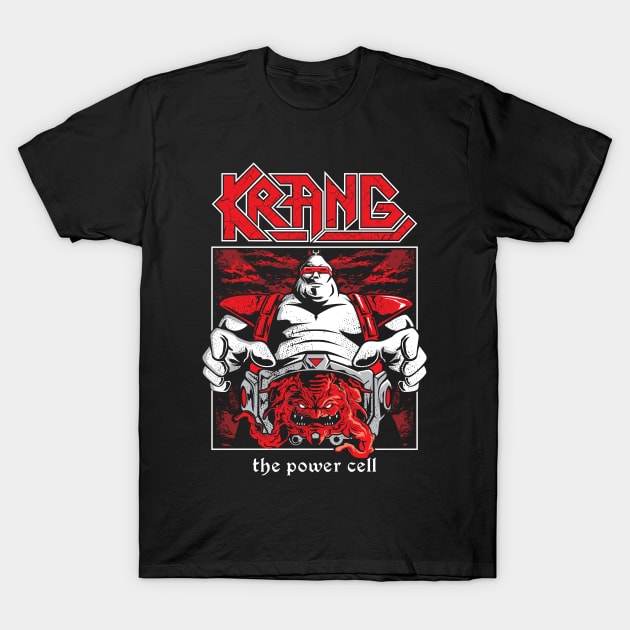 Metal Krang T-Shirt by DraculaByte